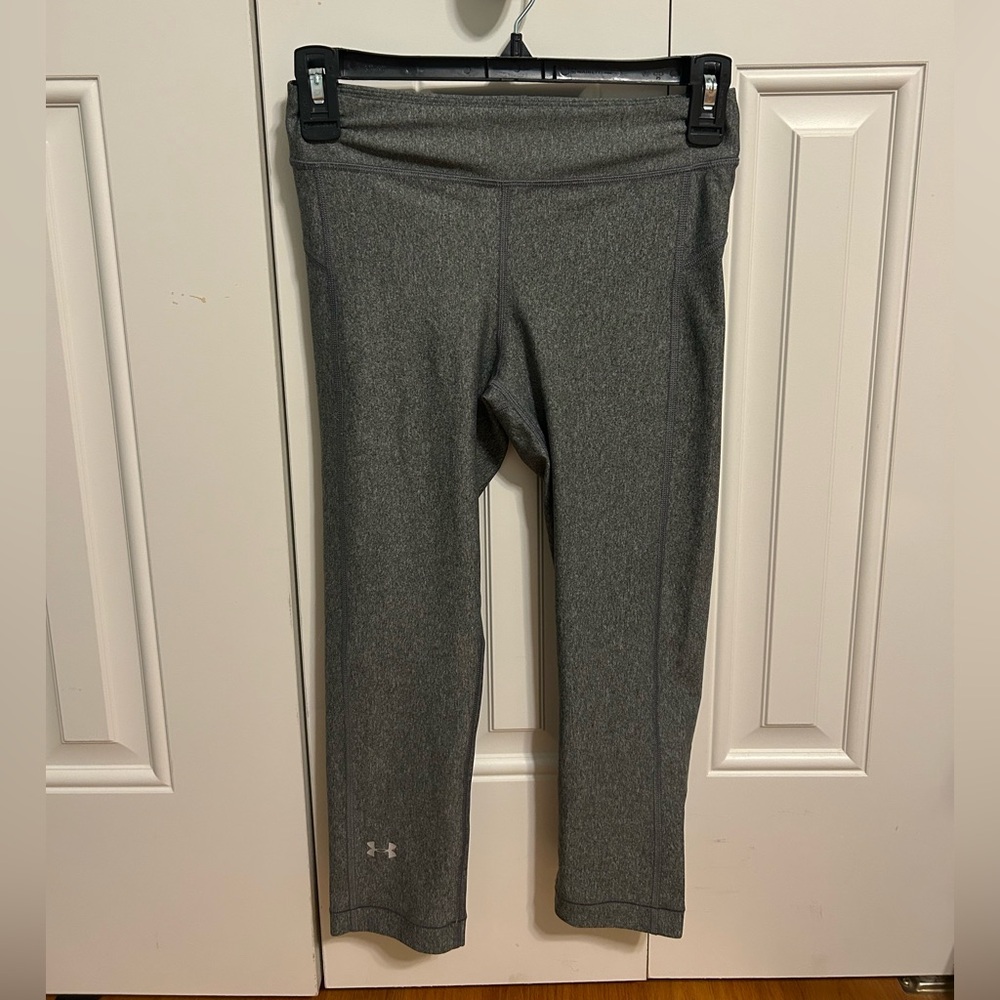 Under Armour HeatGear Heather Gray Leggings